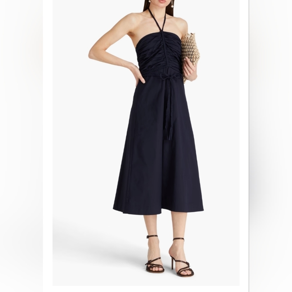 Veronica Beard Tucker Dress navy
